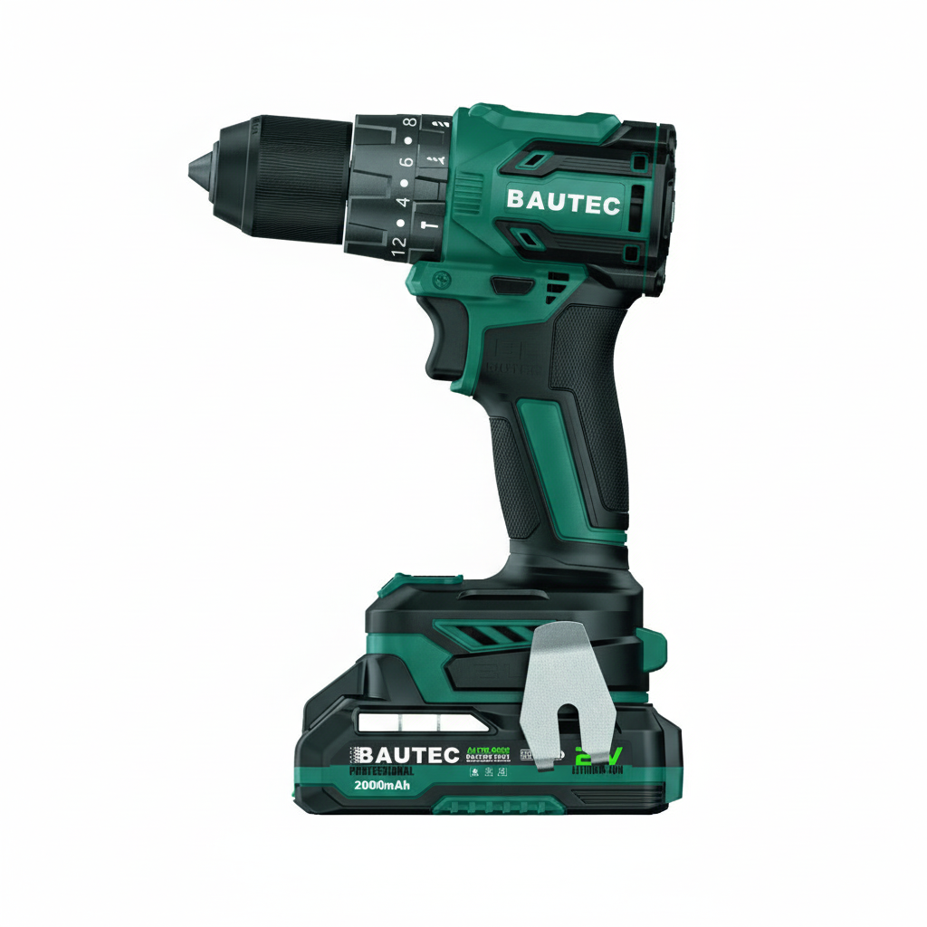 Аккумуляторный ударный шуруповёрт Bautec RB-DB2102T-13 (21 В, 50 Н·м, Li-ion, бесщёточный)