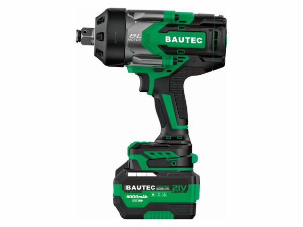 Cordless Impact Wrench Bautec 826 (21 V, up to 2100 N·m, Li-ion, Brushless)