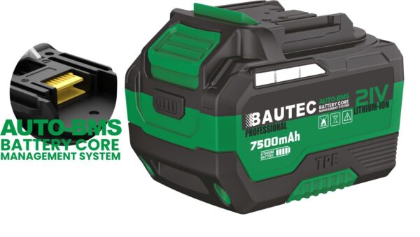 Acumulator Bautec 21V 7.5 Ah Li-Ion